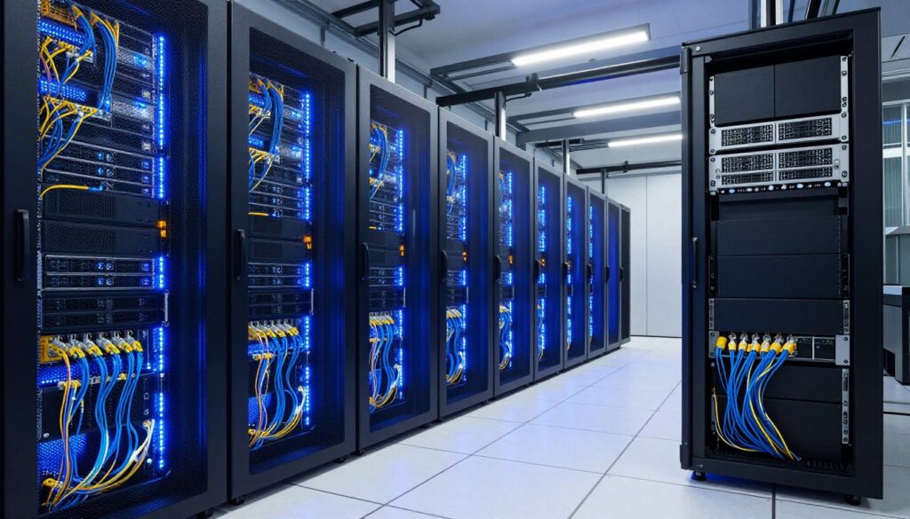 Server room infrastructure managed by I-Weblogic for IT services Singapore