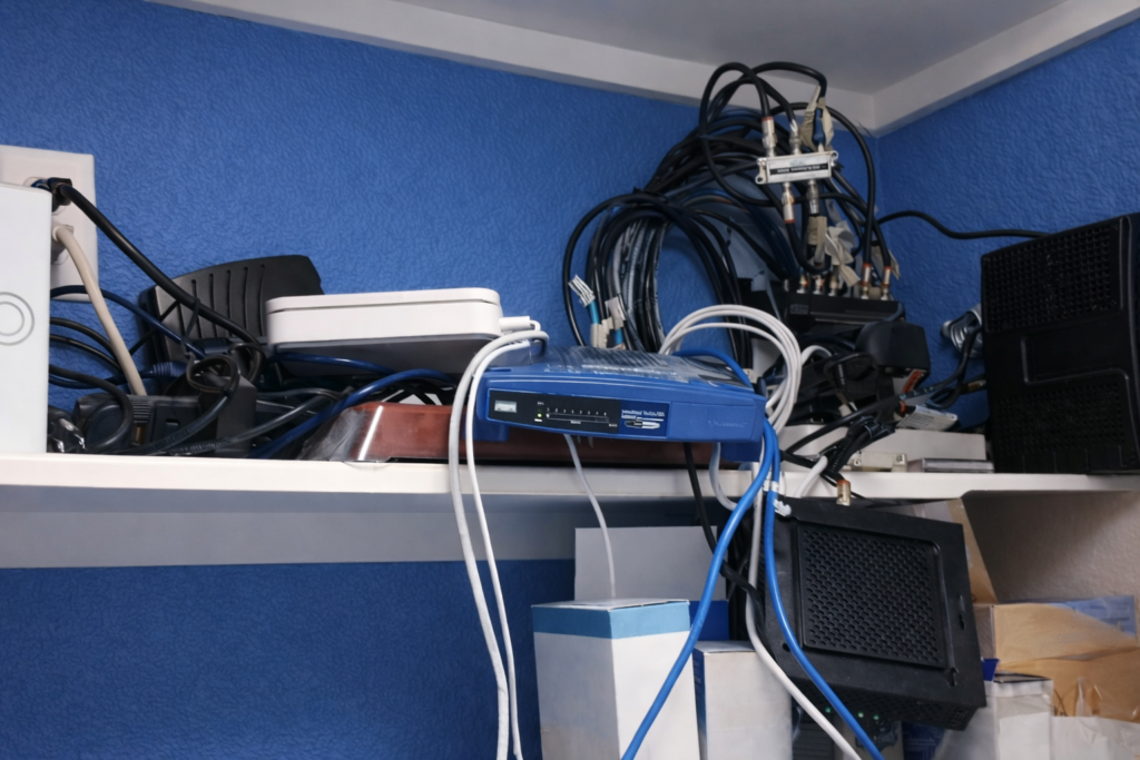 Messy consumer WiFi network