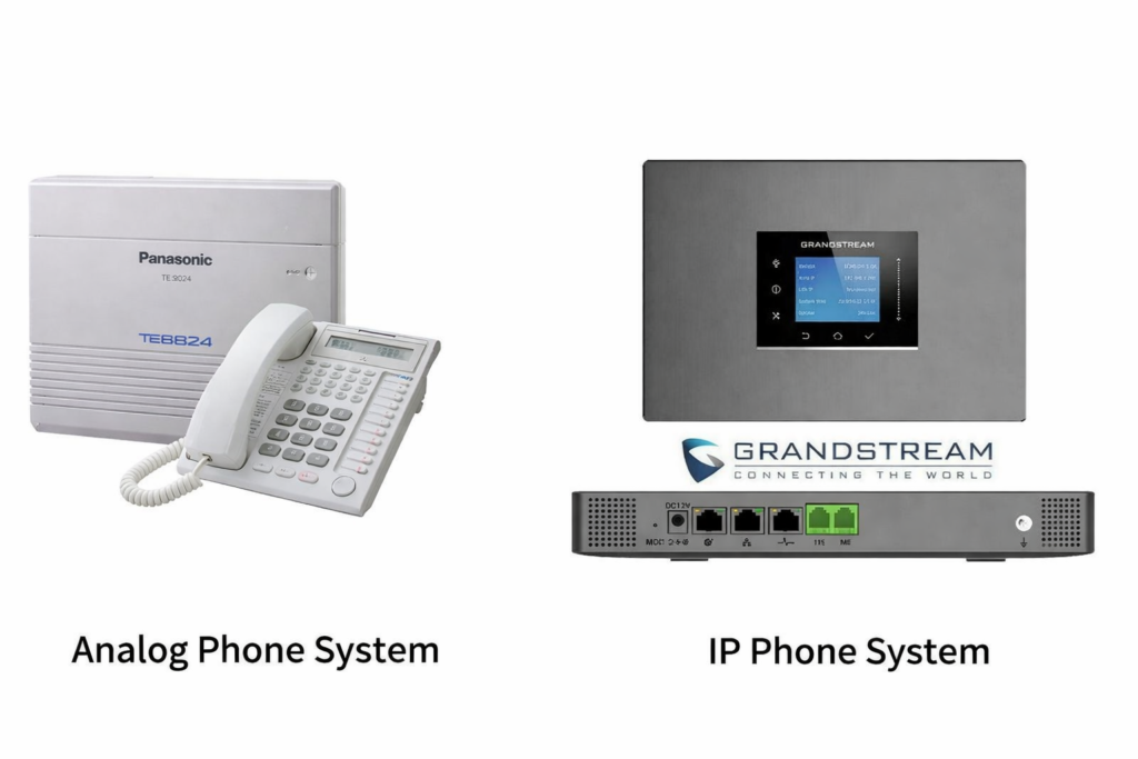 IP phone vs traditional digital phone