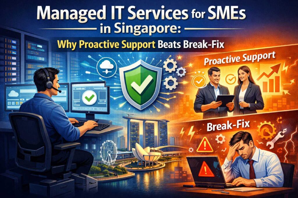 Managed IT services Singapore for SMEs proactive support"
