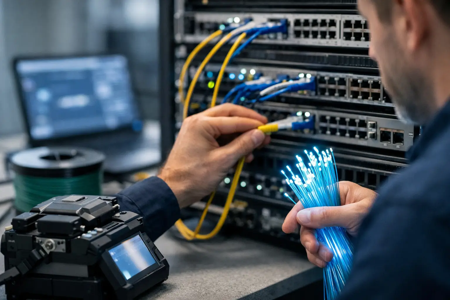 Fiber Optic Network Installation for Business