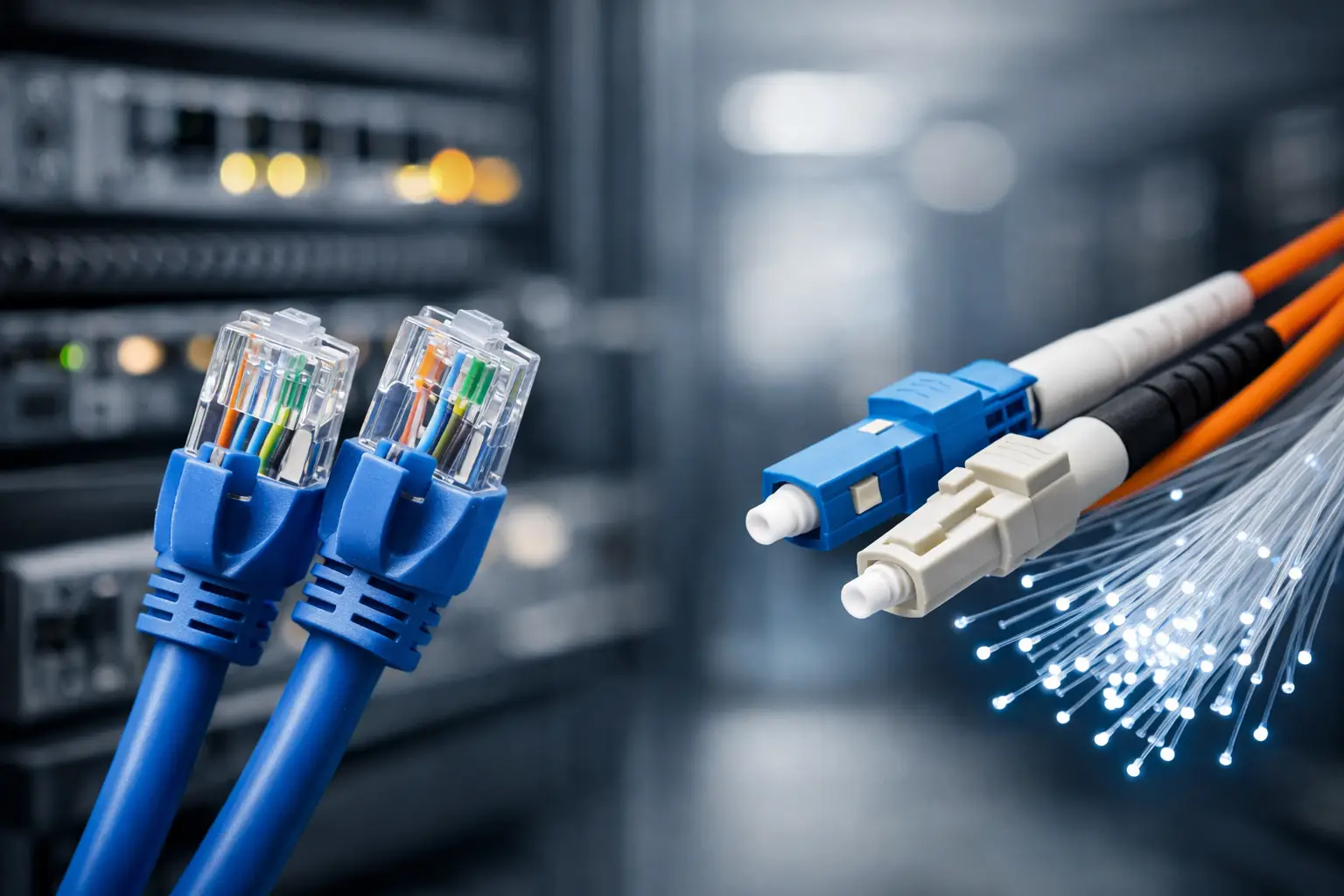 Cat6 vs Fiber Optic for Business Networks