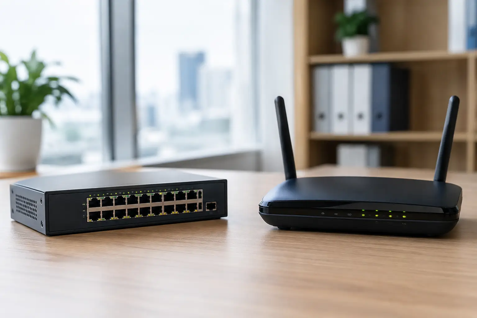 Ethernet Switch Versus Router: Business Network Basics