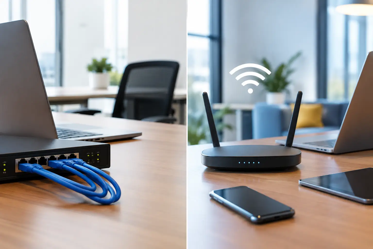 Wired vs Wireless Office: Choosing the Right Network